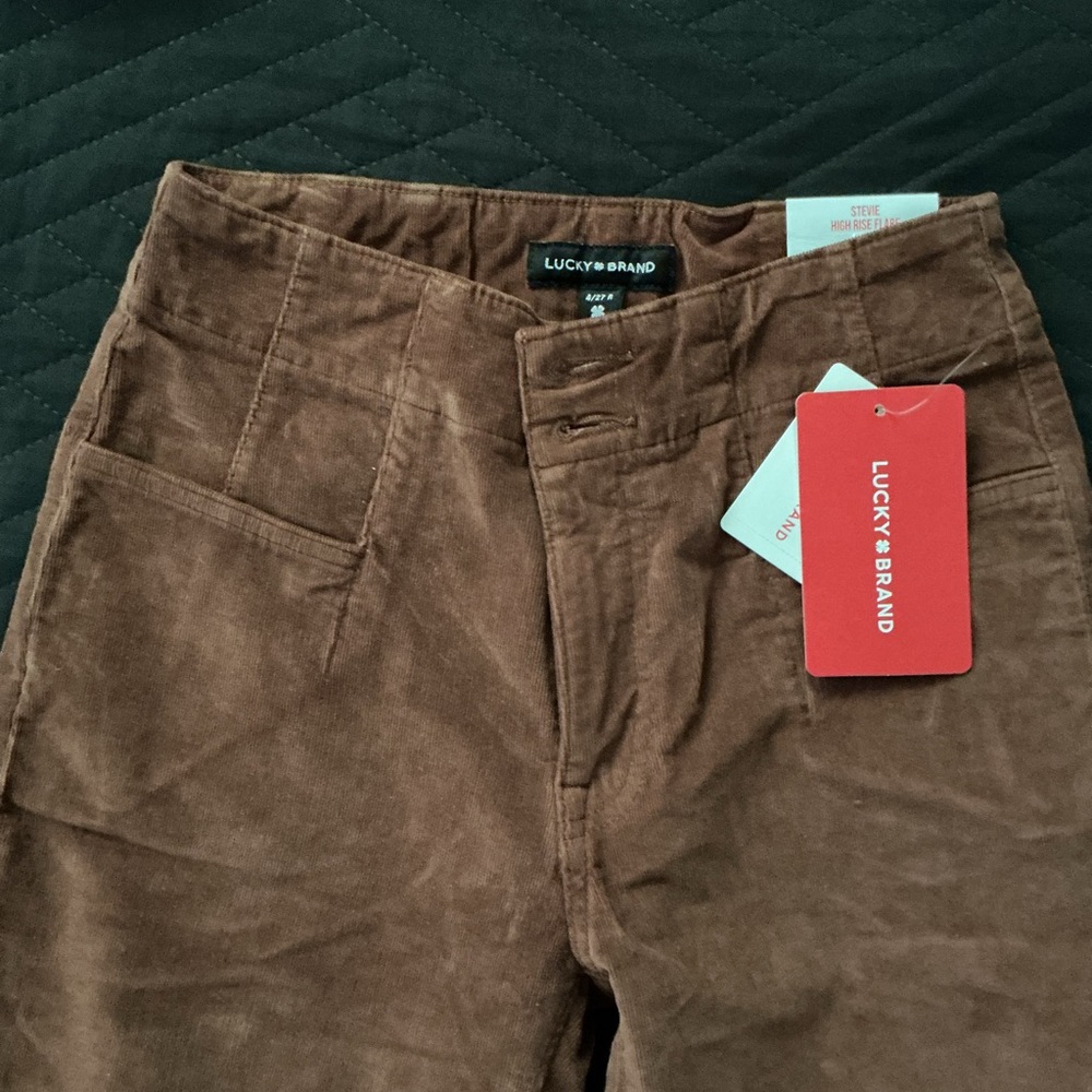 Lucky Brand Men's Corduroy Pants in Rich Brown